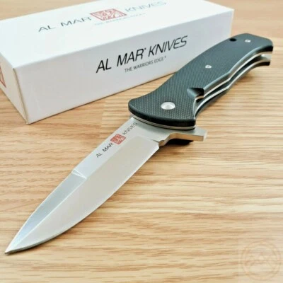 Al Mar SERE 2020 Assisted Folding Knife 3.63" D2 Tool Steel Blade G10 Handle - Image 1 of 4