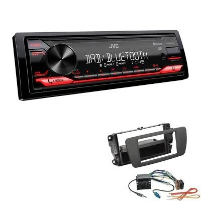 JVC Digital Autoradio Bluetooth DAB+ für Seat Ibiza IV Ibiza IV ST tuamgrau - Bild 1 von 4