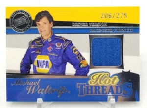 2005 Press Pass Premium MICHAEL WALTRIP Hot Threads Silver /275 Race Used Patch - Picture 1 of 5