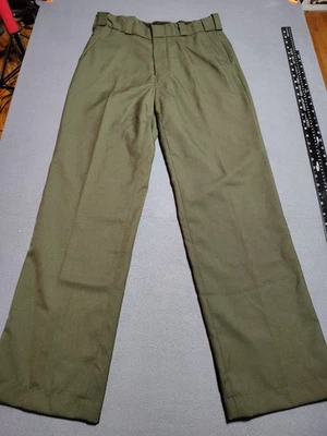 Spiewak Uniform Pants Unisex 32/32 Olive Non-Cargo Duty Trousers Flat Pockets  - Image 1 of 4
