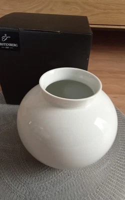 Fürstenberg Vase NEU 14,7 cm Höhe Vintage Stil Dekoration Keramik Design Germany - Bild 1 von 4