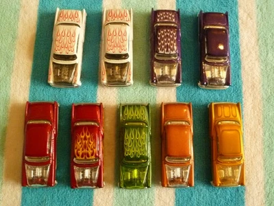 LOTE DE 9 CHEVY MATTEL HOT WHEELS CUSTOM '53 Colores/Diseños Surtidos Foto 1 de 2