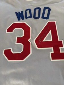 Kerry Wood Chicago Cubs Autograph Signed Jersey! Size XL - Picture 1 of 3