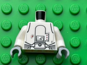 Lego Minifigure Torso (Star Wars-Snow trooper) From Set #75056