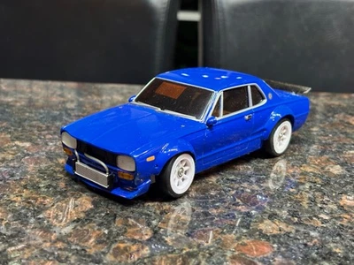 Rare Kyosho MINI-Z Auto Scale ASC Body SHAKOTAN BOOGIE HAKOSUKA Blue - Image 1 of 4