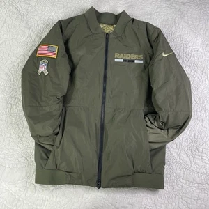 Nike Las Vegas Raiders Herren Salute to Service Wende Bomberjacke Größe S - Bild 1 von 15