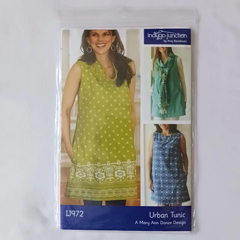 URBAN TUNIC by Indygo Junction Women Sewing Pattern Size XS - 2XL - Image 1 of 4