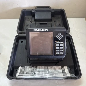 Eagle Ultra Classic Fish Finder Unità Testa Libretto Istruzioni + Custodia - Foto 1 di 10