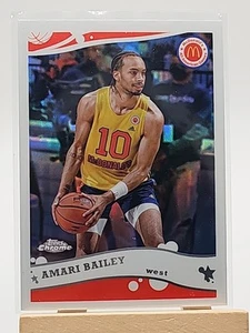 2022 Topps Chrome All American Amari Bailey Chrome 2006 Topps Refractor # 2K6-1 - Bild 1 von 2