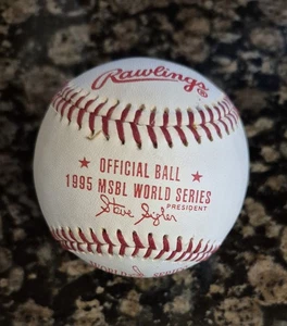 1995 HERREN SENIOR BASEBALL LEAGUE WORLD SERIES BASEBALL - Bild 1 von 3