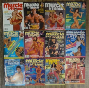 12 Issues Full Year 1982 Weider's Muscle & Fitness Conan - Imagen 1 de 7