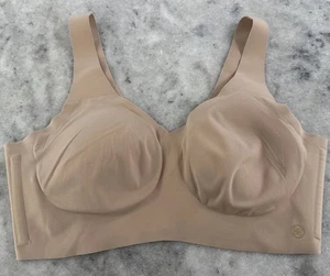 HoneyLove LiftWear V-Neck Bra Sand Medium Wireless Seamless Bralette LWBR0101 - Picture 1 of 7