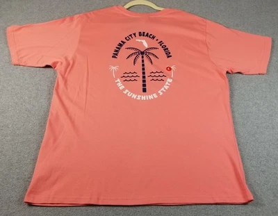 NEW Panama City Beach T Shirt Men’s Large L Graphic Print Florida Short Sleeves - Image 1 of 4