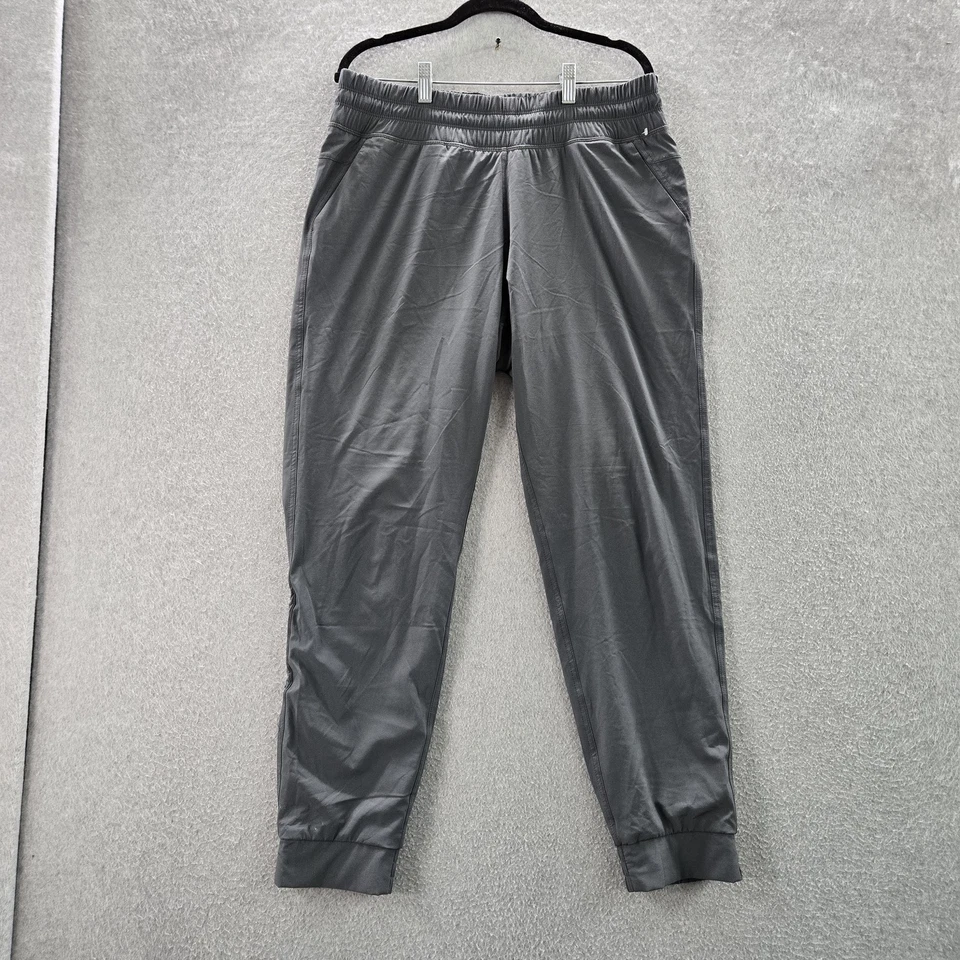 Calça jogger masculina Free Fly Activewear L cinza costura interna 29" - Imagem 1 de 4