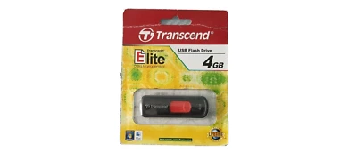 CLÉS USB RETRACTABLE Transcend 4Go NEUF Win 7,8,10,11 - Photo 1/3