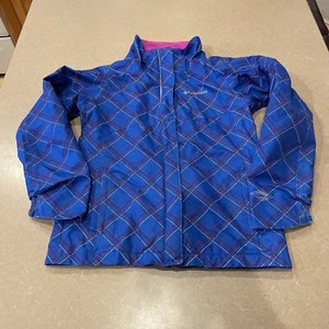 Columbia Jacket Kids M 10 12 Coat Full Zip Windbreaker Youth Wind Rain Resistant - Picture 1 of 11