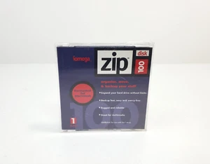 iomega Zip 100 Disco Formattato per IBM Compatibile con Custodia 100MB - Foto 1 di 6