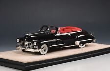 CADILLAC SERIES 62 CONVERTIBLE OPEN TOP 1947 BLACK GLM STAMP STM47303 1 43