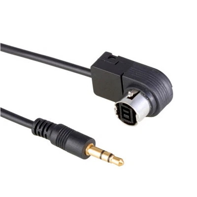 VINCIANN Audio Adapter Kabel AUX Klinke 3,5mm für Autoradio ALPINE JVC Ai-NET MA017-SZ