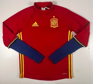 Adidas Spanien National Fußball Training Top Herren S rot Logo Fußball Trikot 2011 - Bild 1 von 11