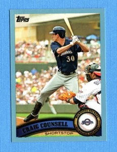 2011 Topps Update Wal-Mart Blue Border #US317 Craig Counsell Milwaukee Brewers - Picture 1 of 1