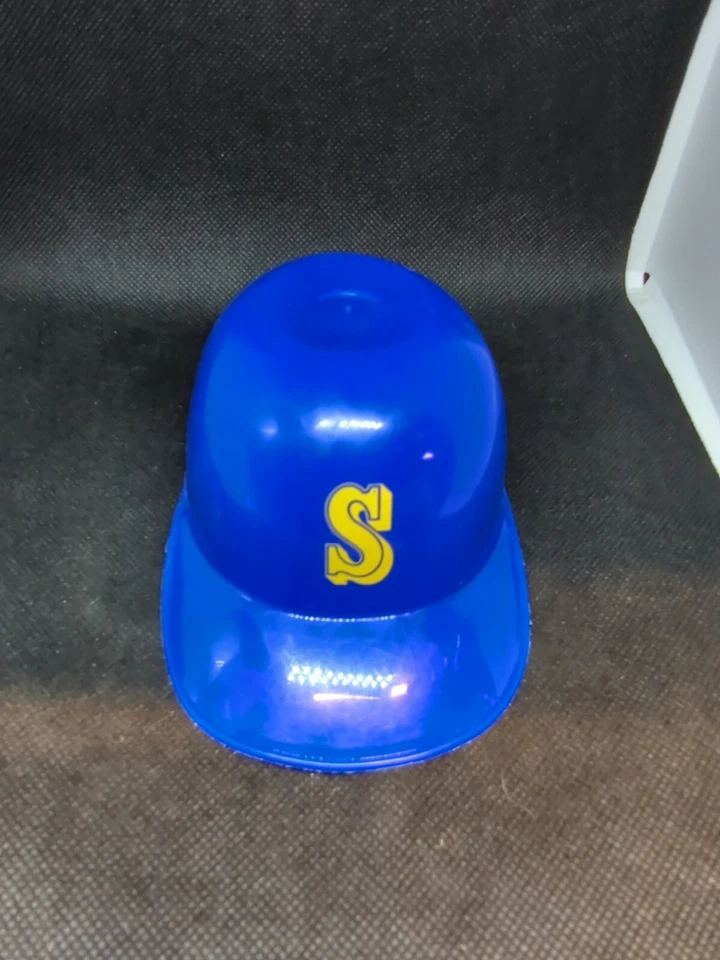 Mini casco de bateo MLB con logotipo de colección años 80 90 Seattle Mariners retro Foto 1 de 1