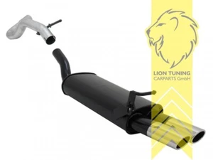 Sportauspuff Endschalldämpfer für VW New Beetle + Cabrio 2 x 85/58mm SR - Bild 1 von 1