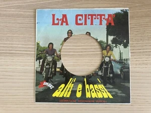 Alti e Bassi _ La Città / Un Soffio di Vento _ Copertina 45giri 7" JukeBox 1970 - Imagen 1 de 2