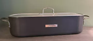 Caphalon Anodized Aluminum Fish Poacher with Lid and Rack. Never used. - Picture 1 of 4