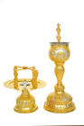 Orthodox ChristianByzantine Liturgy 5 pcs Two-Tone  300 ml cup chalice set 