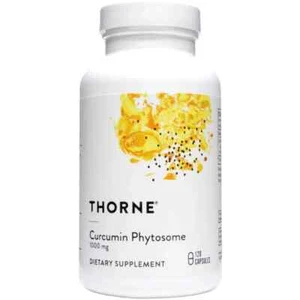 Curcumin Phytosome 1000 mg by Thorne Research - 120 Vegetarian Capsules - Picture 1 of 3