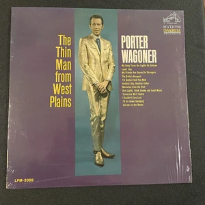 PORTER WAGONER - THE THIN MAN FROM THE PLAINS, RCA, MONO LP, 1965, IN SHRINK ! - Picture 1 of 8