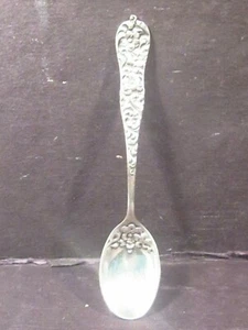 Sterling Dominick & Haff ROCOCO CHOCOLATE SPOON 4 1/4" Mono WEH - Picture 1 of 5