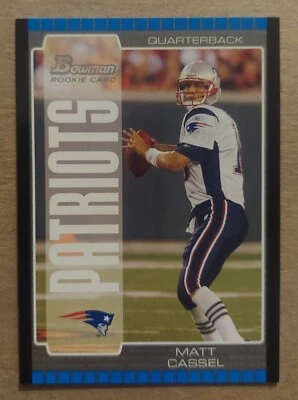 2005 Bowman MATT CASSEL #222 Rookie RC New England Patriots  - Image 1 of 2