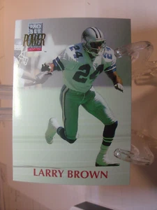 1992 Pro Set Power Football #221 - Larry Brown - Dallas Cowboys  92-1121 - Picture 1 of 2