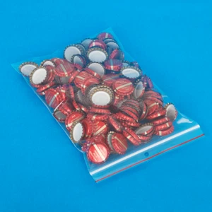 SACCHETTI BUSTE CHIUSURA PRESSIONE trasparenti PE 60 my 10x15cm 1000 unita - Imagen 1 de 1