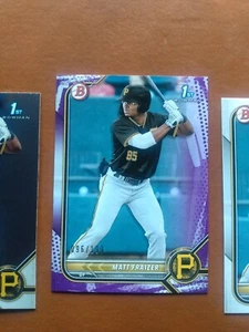 Matt Fraizer Rookie Card Lot. Pittsburgh Pirates - Picture 1 of 6
