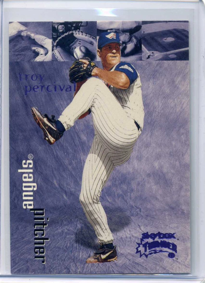 TROY PERCIVAL 1999 Skybox Thunder RANT PARALLEL #181 - ANGELS - Image 1 of 1