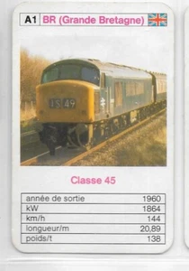 Karte Nr. A1 - BR Klasse 45 (Großbritannien) - Bild 1 von 2