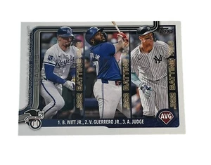 2025 Topps Baseball Card #345 Vladimir Guerrero Jr. / Aaron Judge Bobby Witt Jr - Picture 1 of 1