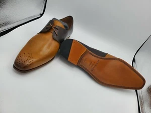 Mezlan Mens Rocky Two-Tone Medallion Honey 19533 - Picture 1 of 1