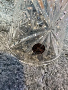 Crystal Clear Industries Lead Crystal Bell Handcut Yugoslavia Vintage 24% - Picture 1 of 7