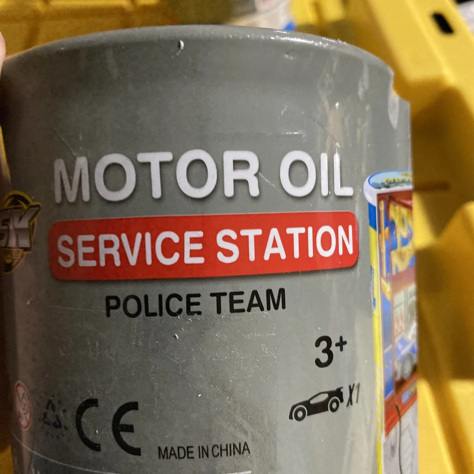 micro machines playset Motor Oil Service Station Police Team  - Image 1 of 4