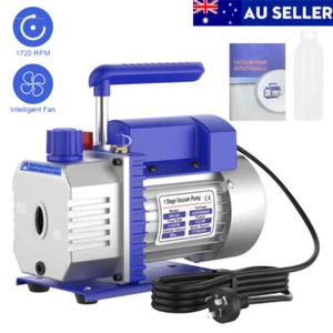 3.5CFM 1/3hp Rotary Vane Deep Vacuum Pump HVAC R410a R134 AC Air Refrigerant - Picture 1 of 12