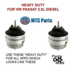 Engine Motor Mount Set For VW Passat Diesel 2.0L Heavy Duty USE FOR ALL CARS FIT - Picture 1 of 1