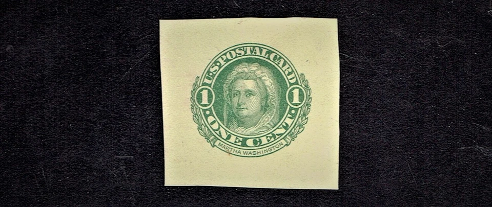 1915 U.S. POSTAL CARD 1c Green on Buff Martha W. Detached Reply Sc#UY7r Unused - Image 1 of 1