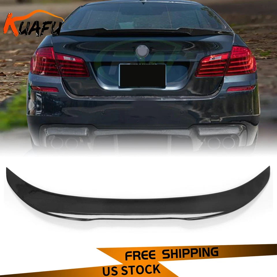 Rear Trunk Spoiler Wing For 11-17 BMW F10 528i 535i M5 Gloss Black High Kick PSM - Image 1 of 4