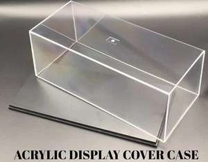 Clear Acrylic Display Box Case Plastic Cover Toy Diecast Car Model 1:18 Scale - Picture 1 of 2