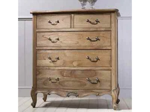 Frank Hudson Chic Weathered 5 Drawer Chest Of Drawers - Picture 1 of 4