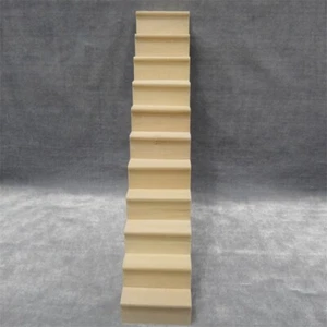 Casa de muñecas miniatura escalera de madera escalera recta sin pasamanos 11 pasos juguete 1:12 - Imagen 1 de 12